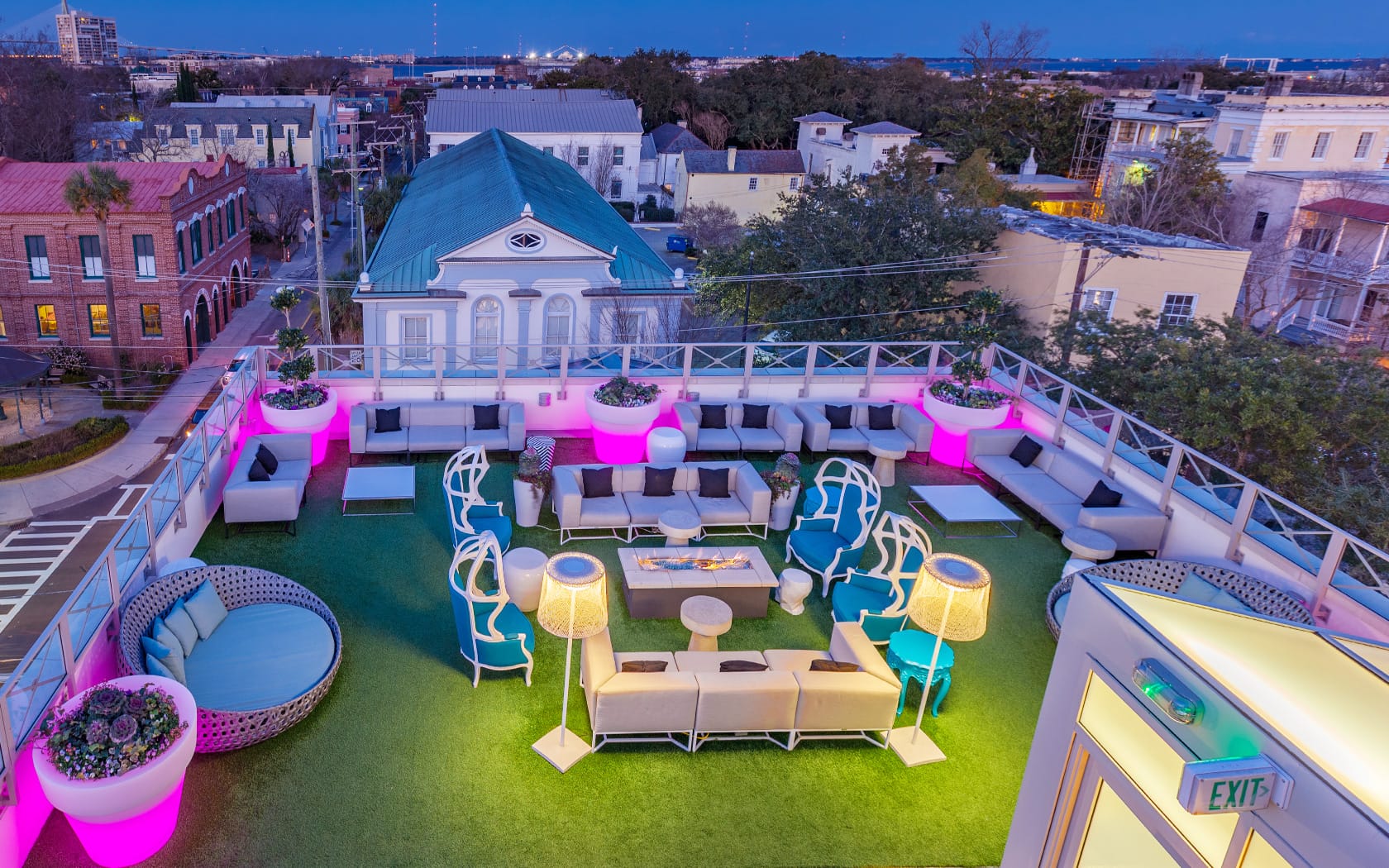 Spotted: 5 Amazing Rooftop Bars That Are Sure To Make Your Eyes Pop + Your Mouth Water in CHS